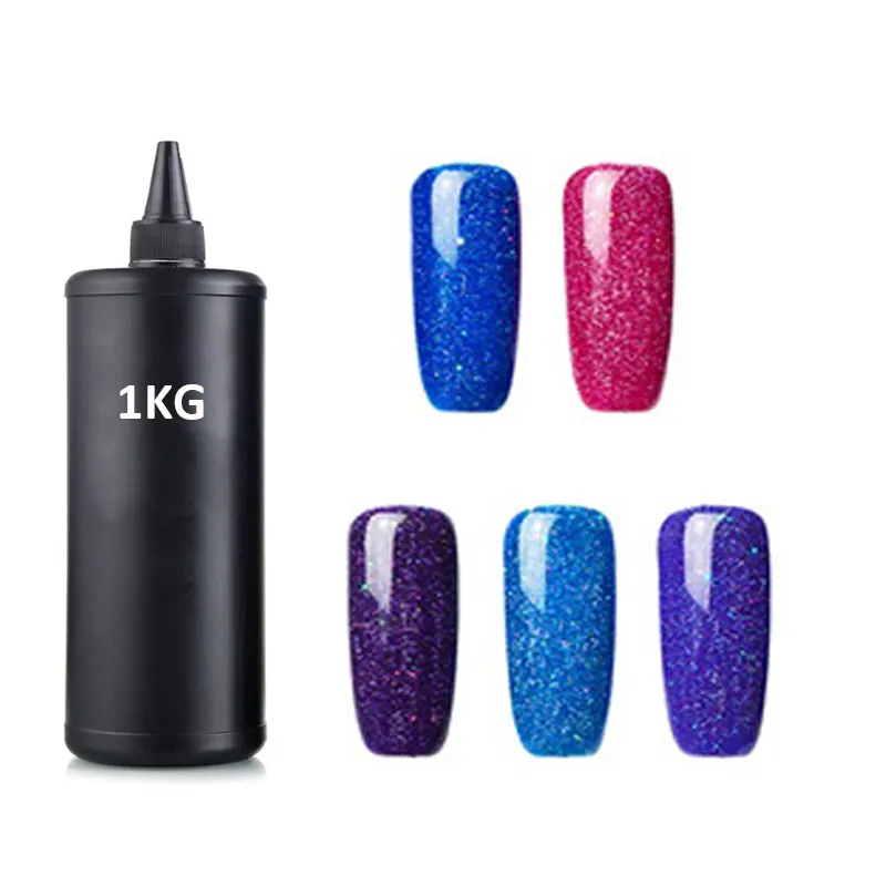 2024 nuovi prodotti di moda arcobaleno di bellezza colorato ammollo Gel glitterato smalto per unghie salone 29 colori Gel UV kit per unghie