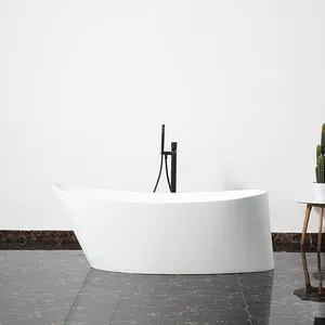 Yucci 전문 사용자 정의 아크릴 독립형 욕조 단단한 표면 실내 욕조 호텔에 대 한 목욕을 적신