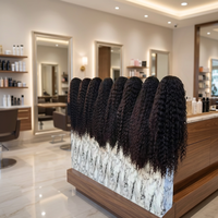 Peluca rizada birmana más vendida con cierre de encaje HD, raíz oscura, rubia, 5x5, cabello Remy virgen vietnamita birmano, peluca con cierre de encaje transparente