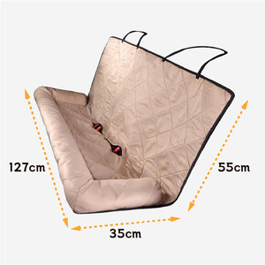 Kunden spezifisches Luxus-Hunde katzen bett Mittelgroßes Luxus-Reise polster Sicherheit Haustier-Rücksitz bezug Modernes wasserdichtes Oxford für Autos - Product Image 6