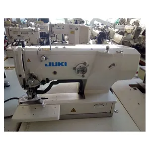 Top Venda Usado Jukis LBH1790S Straight Button Hole Máquina de Costura Industrial Heavy Duty Máquina De Costura Com Bom Preço Venda