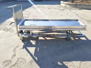 THR-153E ผลิตภัณฑ์เครื่องถ่ายโลงศพ รถเข็นยกตัวถังไฮดรอลิก เปลหามขนส่งโลงศพ - Product Image 5