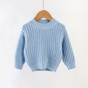 Pull-over en tricot épais 100 % coton personnalisé marron pour nouveau-né, idéal pour garder au chaud – Nouvelle collection pour bébés et enfants - Product Image 4