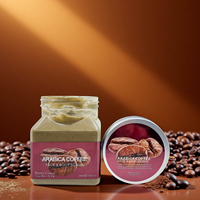 Gommage corporel au café Arabica ODM, hydrate, élimine l'excès de kératine, adoucit la peau, éclaircit le visage et le corps, gommage exfoliant pour femmes