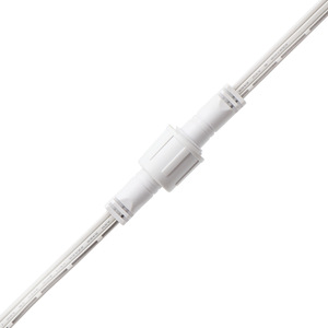 Waterproof 3-Core Flat Power Extension <b>Cable</b> Ip65 Pvc Shell For <b>Outdoor</b> Eaves <b>Lights</b> Y-Type Connection - Product Image 1