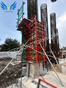 Système de panneaux réglables pour la construction de bâtiments, conception modulaire, coffrage en acier - Product Image 3