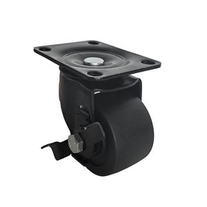 Hochleistungs-Nylon-Universal rad 3-Zoll-Ausrüstung Tragende Rollen Geeignet für eine breite Palette von Produkten 75 mm schwarzes Nylon - Product Image 1