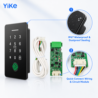Clavier d'accès étanche intégré TTLock BLE avec lecteur de carte 13,56 MHz pour entrée intelligente de bâtiment d'appartements