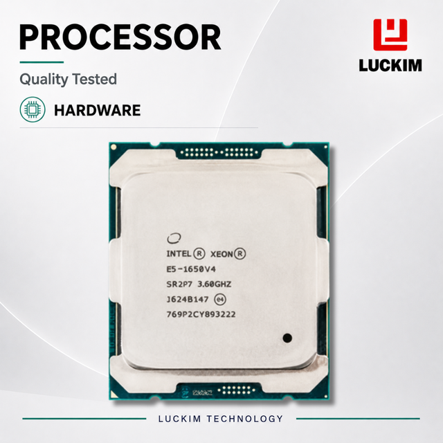 E5-1650 V4 Server Workstation CPU Processor 6 Core 12 Thread 3.6GHz 15MB Cache LGA2011-3 14nm 140W DDR4