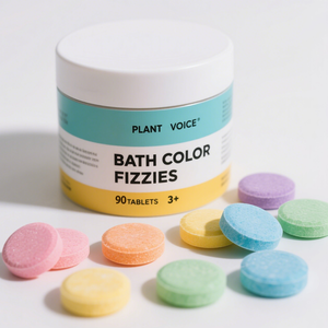 Nhãn hiệu riêng trẻ em cầu vồng tắm màu FIZZIES | Jar-Đóng gói không độc hại Bom tắm có ga, thay đổi màu sắc | OEM/ODM - Product Image 3
