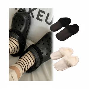 Fodera interna staccabile Aqua scarpe con pelliccia Poggle alla moda per pantofole - Product Image 1