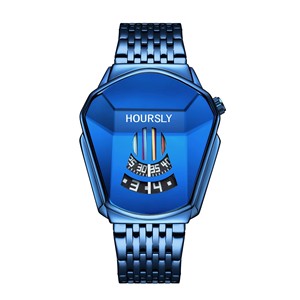 Reloj BESTWIN de Lujo para Hombre, Cuarzo, Acero Inoxidable, Movimiento Citizen, Resistente al Agua 3BAR, Esfera Luminosa, Cronógrafo, Correa de Acero Inoxidable - Product Image 2