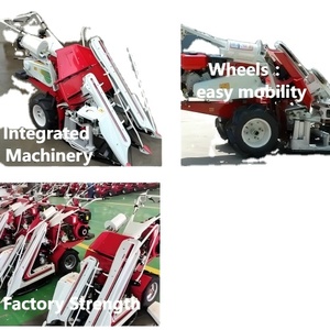 2025 nuevo AG Diesel Mini máquina cosechadora y empacadora de arroz hierba arroz trigo arroz <span class=keywords><strong>Highland</strong></span> cebada automática cosechadora - Product Image 6