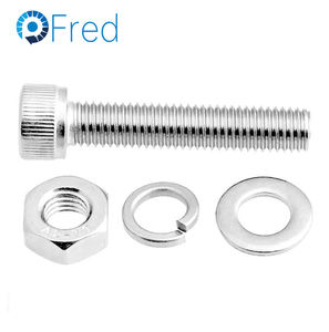 DIN912 acier inoxydable 304 316 vis à tête cylindrique à six pans creux avec tête de bouton à filetage complet pour une installation facile - Product Image 3