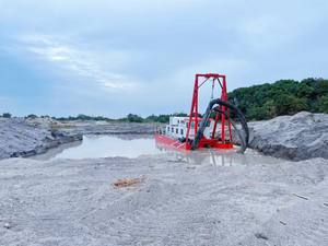Modderzuiger Zandmijnboot Rivierzand Graafmachines - Product Image 4