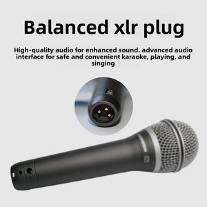 Set de Micrófono Dinámico Americano para Q7 con XLR y Tarjeta de Sonido con Cable para Transmisión en Vivo, Canto y Grabación - Product Image 3