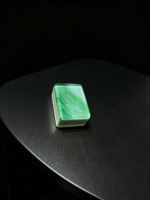 En gros, en stock, nouveau jeu de Mahjong de voyage personnalisé, 160 tuiles de Mahjong américaines de luxe en acrylique vert gravé à 4 couches