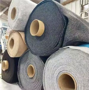 Boîte de haut-parleurs Charcoal <span class=keywords><strong>Auto</strong></span> Felt Speaker Lining Carpet Soft and Hard Felt 4 Way Stretch Carpet for <span class=keywords><strong>Car</strong></span> Campervan Audio System - Product Image 1