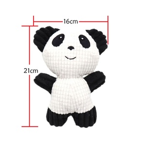 Üretici en popüler peluş dolması hayvan Panda ve silah ve bacaklar ile ayı oyuncaklar gıcırtılı dayanıklı çiğnemek bulmaca köpek oyuncaklar - Product Image 3