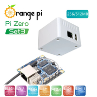 Orange Pi Zero 256MB/512MB Kotak Pelindung, Kotak Komputer Papan Tunggal Mini Tunggal Sumber Terbuka Quad-Core H2 +