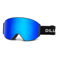 Masque de ski personnalisé avec protection élastique réglable et éponge remplaçable – Lunettes de sport pour la prévention de la myopie de la neige et de la buée en extérieur