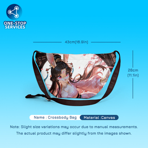 Sac bandoulière personnalisé en forme de dumpling anime <span class=keywords><strong>pour</strong></span> femme, avec sangle réglable, idéal <span class=keywords><strong>pour</strong></span> le quotidien et <span class=keywords><strong>la</strong></span> Comic Con - Product Image 2