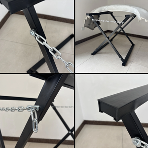 Supporto per Carrozzeria Auto in Metallo Resistente, Capacità 600 LBS, con Copertura in Gomma da 1000mm, Altezza Regolabile - Product Image 5