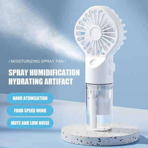 Wholesale Smart Home Products New Portable Handheld Fan USB Rechargeable Water-Cooled <b>Spray</b> Mini Speed - Product Image 2
