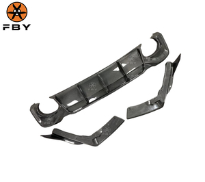 Nuovo Diffusore Labbro Paraurti Posteriore Stile FD di Alta Qualità in Fibra di Carbonio per <span class=keywords><strong>Audi</strong></span> RS6 C8 <span class=keywords><strong>A6</strong></span> <span class=keywords><strong>Avant</strong></span> Wagon 2019-2021 - Product Image 4