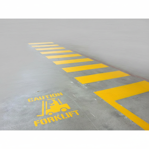 Pintura de plantillas para carreteras con pinturas acrílicas de pavimentación en frío para montacargas - Product Image 2
