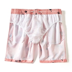 Maillot de bain imperméable Offre Spéciale Rainforest-Maillot de bain pour homme Rose-Cordon de serrage imprimé-Taille avec poches - Product Image 2