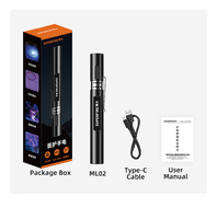 Lampe stylo jetable SUPERFIRE IP54 en alliage d'aluminium, LED, lumière noire médicale, rechargeable par USB, portable pour infirmières et médecins