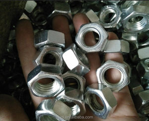DIN934 JIS钢铁碳钢M6 M8 M21 M26 <span class=keywords><strong>M33</strong></span> M60 M75 3/8 \ "外六角镀锌GI采矿螺母蓝白锌彩色采矿 - Product Image 6
