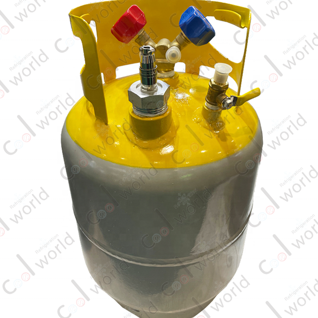 NEW 30lb 50lb R410A R22 R134A Refrigerant Recovery Cylinder tank with Float Switch