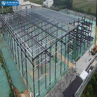 Entrepôt préfabriqué en structure métallique pour atelier, conception de bâtiment en structure métallique, service clé en main
