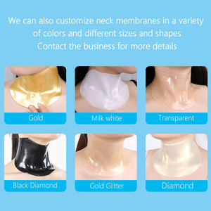 Vente en Gros OEM Patchs Antirides pour le Cou Beauté Coréenne Masque Gelée Bio-Cellulose au Collagène Végétalien pour le Menton et le Cou - Product Image 3