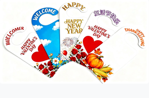 การ์ดอวยพรแบบกำหนดเองที่เป็นมิตรกับสิ่งแวดล้อม พร้อมการพิมพ์ออฟเซ็ตสองด้าน สี CMYK โลโก้ นามบัตร สำหรับการส่งเสริมการขาย - Product Image 2