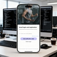 Desarrollo de aplicaciones Android personalizado Software de fitness científico Plataforma de entrenamiento interior digital Flutter Frontend Datos de frecuencia cardíaca
