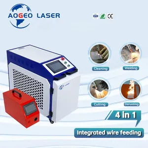 Mesin las Laser serat genggam, mesin las terus menerus, Laser baja logam USD, Stainless Steel, tersedia maks