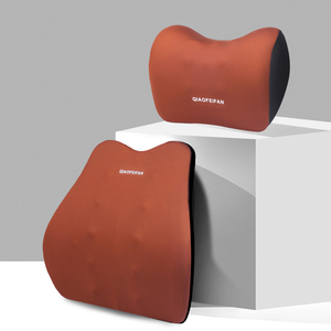 Almohada de Soporte Lumbar para Reposacabezas de Auto de Lujo, Tejido Transpirable de Seda de Hielo, Soporte Lumbar para <span class=keywords><strong>Asiento</strong></span> de Auto, Almohada de Respaldo Abarth - Product Image 6