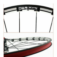 Jeu de roues moyeu de roue en Fiber de carbone 5 roulements RXR 26 / 27.5 / 29 "vtt frein à disque jeu de roues de vélo 7-11 vitesses essieu traversant/QR Mounta
