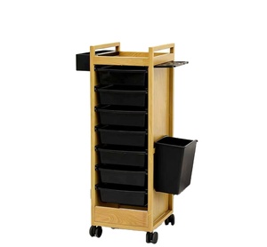 Nouveau chariot de salon de coiffure, chariot de teinture à chaud pour salon de coiffure, étagères de rangement pour salon de beauté avec roulettes, chariot à outils, exclusivité salon de coiffure - Product Image 2