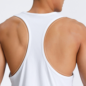 Customized Men's Sporty Gym Fitness Tank Top Spandex/Polyester <b>Blend</b> Quick Drying High Elastic Breathable O-Neck Vest - Product Image 6