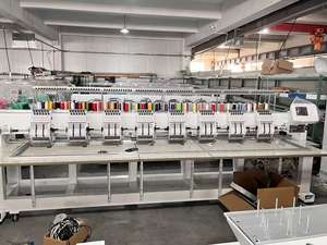 Máquina Bordadora Computarizada de 8 Cabezas para Ropa Plana y Gorras, Usada, en Venta - Product Image 3