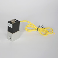 Katup Solenoid Pneumatik Kontrol Dua Arah Mini Tipe Normal Tertutup (NC) Aksi Langsung Ukuran Kecil 1/8 untuk Sistem Oksigen Ambulans 2V025-06