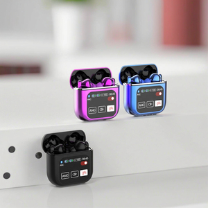 Cyberblue Btv5.4 Se60 ANC Không Dây Earbuds Với LCD Màn Hình Cảm Ứng Aac Codec V5.3 <span class=keywords><strong>Bluetooth</strong></span> Tiêu Chuẩn Chơi Game Tai Nghe <span class=keywords><strong>Microphone</strong></span> - Product Image 1