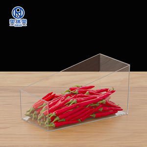 Vitrina transparente al por mayor para aperitivos, encimera, contenedor de almacenamiento de alimentos, venta al por menor, uso comercial - Product Image 4