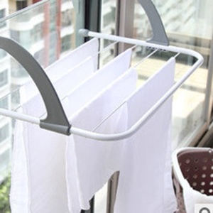 Séchoir à linge portable rétractable pour balcon et fenêtre, support de séchage pour serviettes - Product Image 2