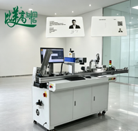 Unité de production industrielle en ligne pour cartes PVC IC avec marquage laser, gravure de numéro de série et inspection par caméra de code QR