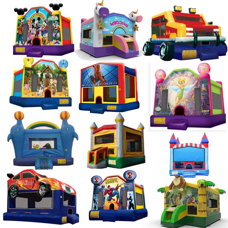 Inflatable Star Castle The Twir Air Pump Hop Toys Buy Wholesale Bounce House With Mini Obsatcle Course And Jump